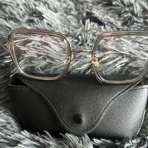 Silver, no name glasses